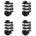thumbnail image 1 of 4pcs 1/4 Inch 6.5mm Stereo Audio PCB Panel Mount Headphone Jack Socket 6 Pin, 1 of 8