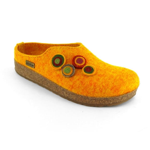 HAFLINGER Women's Slippers Grizzly Kanon, Yellow