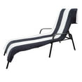 thumbnail image 2 of Superior Cabana Cotton Towel/ Chaise Lounge Chair Cover, Charcoal, 2 of 11