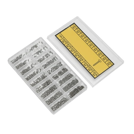 

OTVIAP Watch Back Case Screw Watch Repairing Screw Watch Back Case Screw Watch Back Cover Repairing Screw Box Kit Professional Repairing Tool