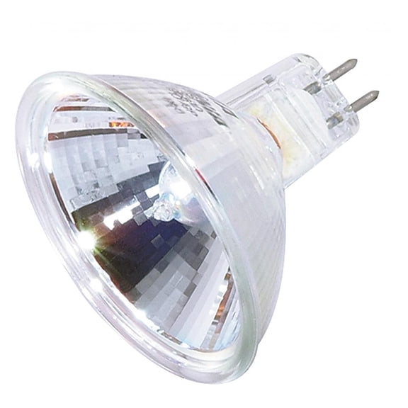 Satco S1966 Halogen MR16 Light Bulbs 20W 12V 2900K GU5.3 Mini Bi-Pin Base Dimmable (12 Pack)