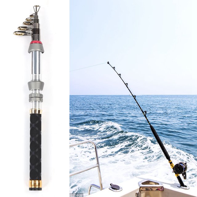 Caña De Pescar Portátil Ultraligera De Fibra De Carbono, Accesorio Telescópico Para Aparejos De Poste De Mar, 1,3 M ANGGREK Otros Deportes