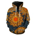 thumbnail image 1 of Sudadera con capucha y cremallera para hombre, con textura de piel de animal, divertida, informal, con estampado 3D, gran oferta 2024, ropa de calle de manga larga de gran tamaño, primavera y otoño., 1 of 6
