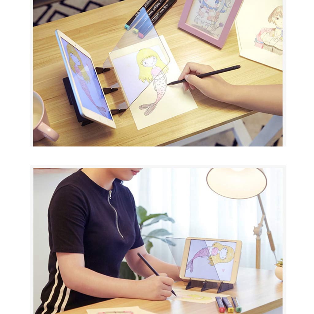 3 Set of Learn Paint Optical Drawing Board Sketching Tool Painting Artifact Sketching Kit