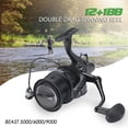 thumbnail image 3 of 12+1 BB Freshwater Spinning Reel with Front Rear Double Drag Carp Fishing Reel Left Right Baitcasting Fishing Reel Saltwater ,Rigid Aluminum Skeletal Frame, 3 of 6