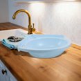 thumbnail image 4 of Moluckfu Lavabo Montado En Pared Para Baños Pequeños Con Moderno Y Montaje Seguro, 4 of 8