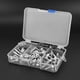 thumbnail image 5 of 177pcs Motorcycle Screws Fairing Bolt Kit Universal M5 M6 Fit For Yamaha SportbikesSilver ANGGREK Plata, 5 of 8