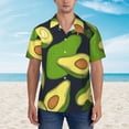 thumbnail image 4 of Goofa Fresh Avocado Hawaiian Shirt for Men, Unisex Summer Beach Casual Short Sleeve Button Down Shirts,Aloha Tropical Floral print shirt-Small, 4 of 9