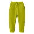 thumbnail image 2 of AherBiu Toddler Boys Clothes Unisex Girls Sweatpants Elastic Waisted Joggers Pants Cinch Bottom Trousers, 2 of 6