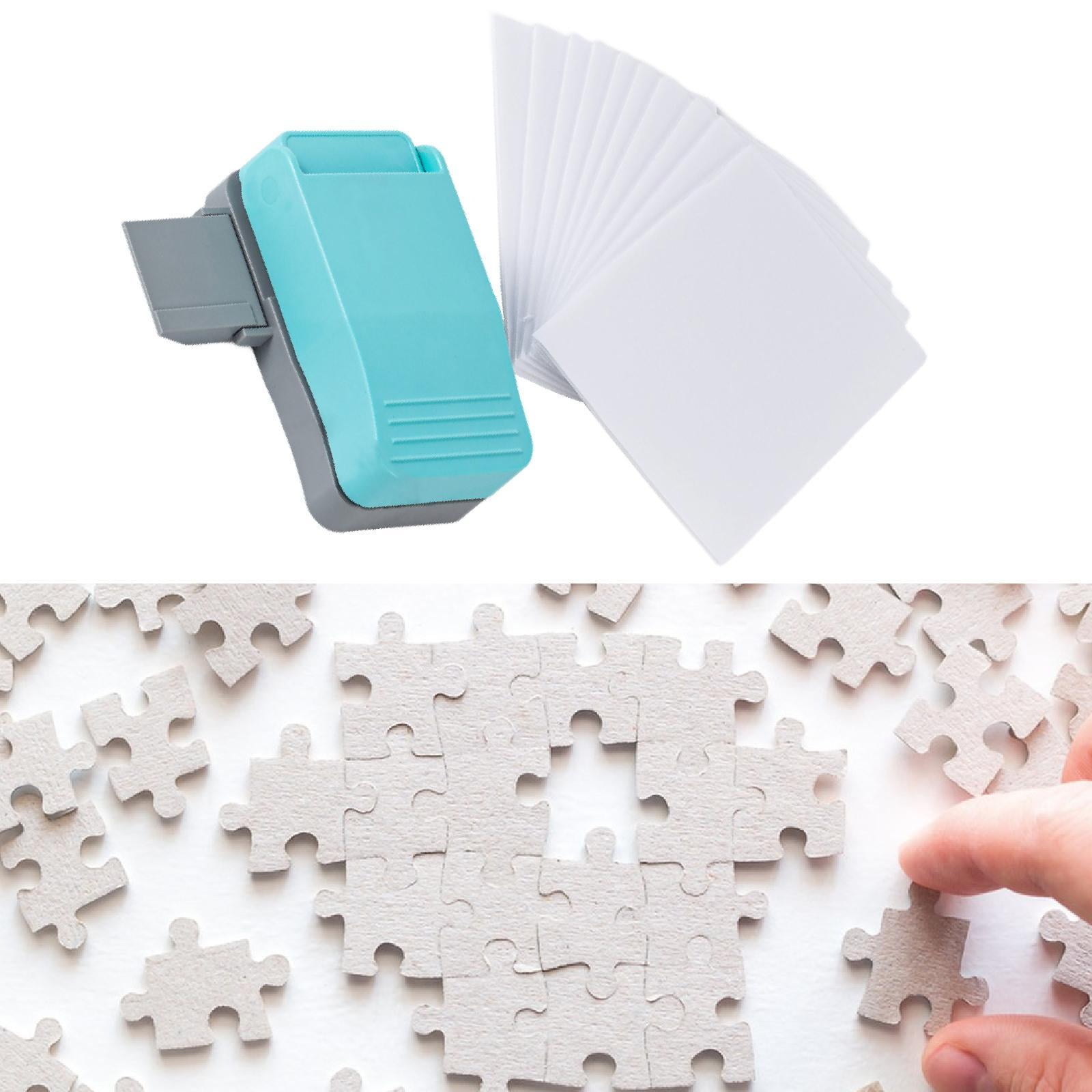 S SERENABLE Puzzle Maker Machine Puzzle Making Cutter DIY Jigsaw Manual Journaling Tabs Scrapbooking Home Puzzle Making Machine Tab Punch