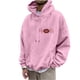 thumbnail image 2 of Sudadera con capucha para hombre, estilo casual, con cuello redondo, estampado, manga larga, blusa de poliéster, 2 of 6