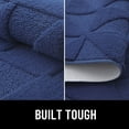 thumbnail image 3 of Buganda Indoor Doormats, Absorbent Trapper Dirt Door Mats, Non Slip Low Profile Inside Doormats for Entryway, 24x36, Navy Blue, 3 of 9