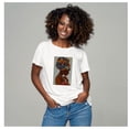 thumbnail image 4 of Beautiful Retro Art Black Woman Clothes Decals Flower Heat Transfers transfert thermocollants T-shirt Parches Stranger Thing, 4 of 5