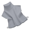 thumbnail image 3 of yunLCZ Women Shirts Women's Sleeveless Solid Color Knitted Pullover Turtle Neck Protector Collar Vest, 3 of 4