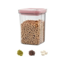 Airtight Canisters Basdi Airtight Storage Canisters - 600Ml Plastic Pantry Organizers for Cereal, Flour & Sugar, Twist-Lock Lids, Stackable, Bpa-Free, Keeps Food Fresh & Dry, Twist Lock Container