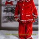thumbnail image 1 of Pijamas de Navidad para niños, conjunto de pijamas familiares para mujeres, niñas, bebés, hombres, ropa de salón de terciopelo rojo y blanco, invierno 2023, 1 of 4