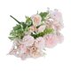 thumbnail image 5 of XmhyTop 2 ramos de flores artificiales de tacto real, flores falsas para decoración del hogar, oficina, boda, arreglo de ramo de flores artificiales para decoración (blanco, 12,6 pulgadas de largo), 5 of 5