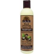 Okay Black Jamaican Castor Oil Moisture & Growth Treatment 8 oz (Pack of 3)