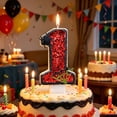thumbnail image 6 of Btomtd Halloween Number Candles, 3 Inch Numeral Cake Topper Candle with Spider Web Decor for Spooky Party Cake, 1, 6 of 9