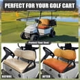 thumbnail image 4 of Garronmavis Golf Cart Seat Covers Orange Golf cart bench seat covers Gradient Color for Daily Protection, Warmth in Winter and Cooling in Summer, 4 of 7