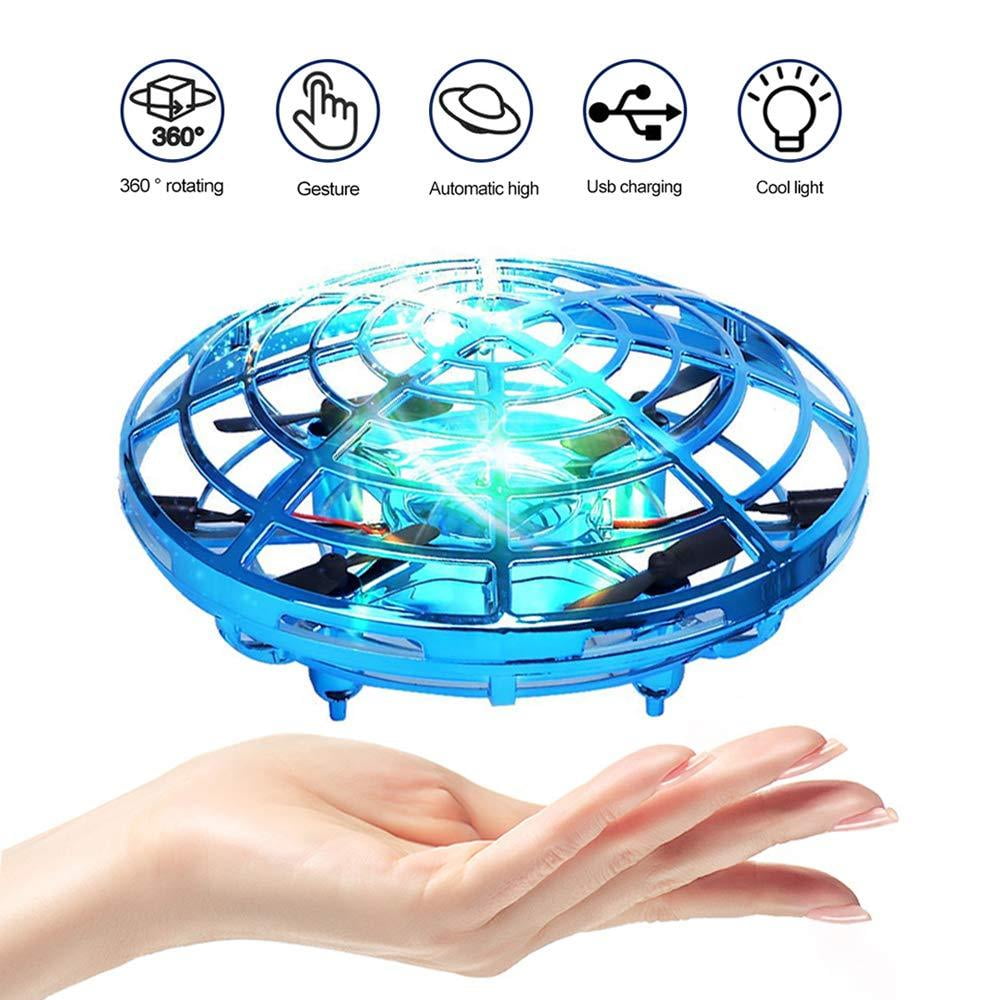 PerfectPromise UFO Flying Toys for Kids, Hand Controlled Mini Drone UFO