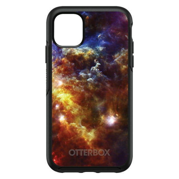 DistinctInk OtterBox Symmetry Custom Case for Apple iPhone 15 (6.1" Screen) - Show Your Love of Astronomy - Raised Bezel Screen Guard
