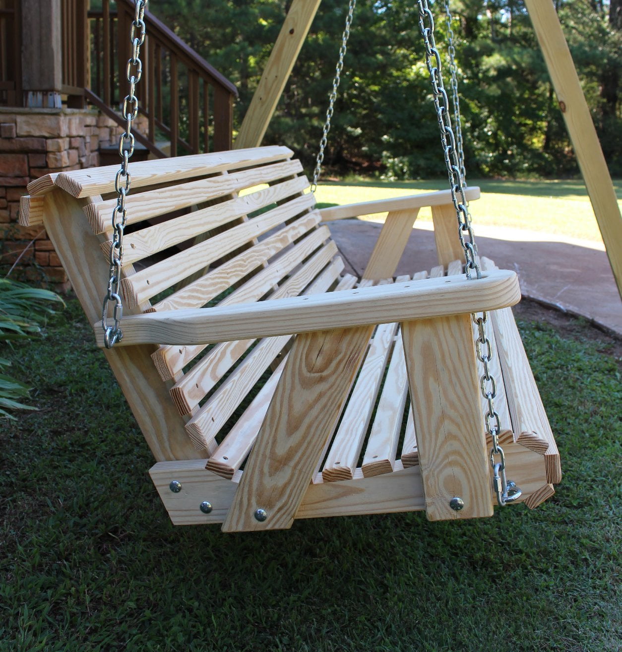 Home Garden Lawn Outdoor Backyard Patio 5ft ROLL BACK Amish Heavy Duty kiln-dried Pine... by