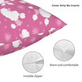 thumbnail image 3 of Fuzoiu Cute Poodle Dog Print Square Pillow Cover,Hidden Zipper Design,Luxury Square Pillow Case, Throw Pillow,Couch Cushion-22"x22", 3 of 7
