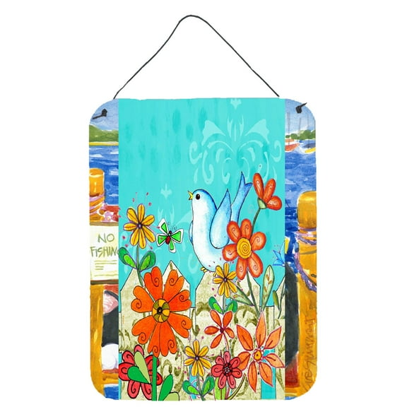 Carolines Treasures PJC1049DS1216 Flower Good Day To Bloom Wall or Door Hanging Prints 12x16 multicolor