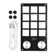 thumbnail image 2 of Teclado, A Bordo de Memoria DC 5V 1A USB RESTABLE 12 TECLADO Programable Tecla Roja Red Switch para Trabajo de la Oficina, 2 of 7