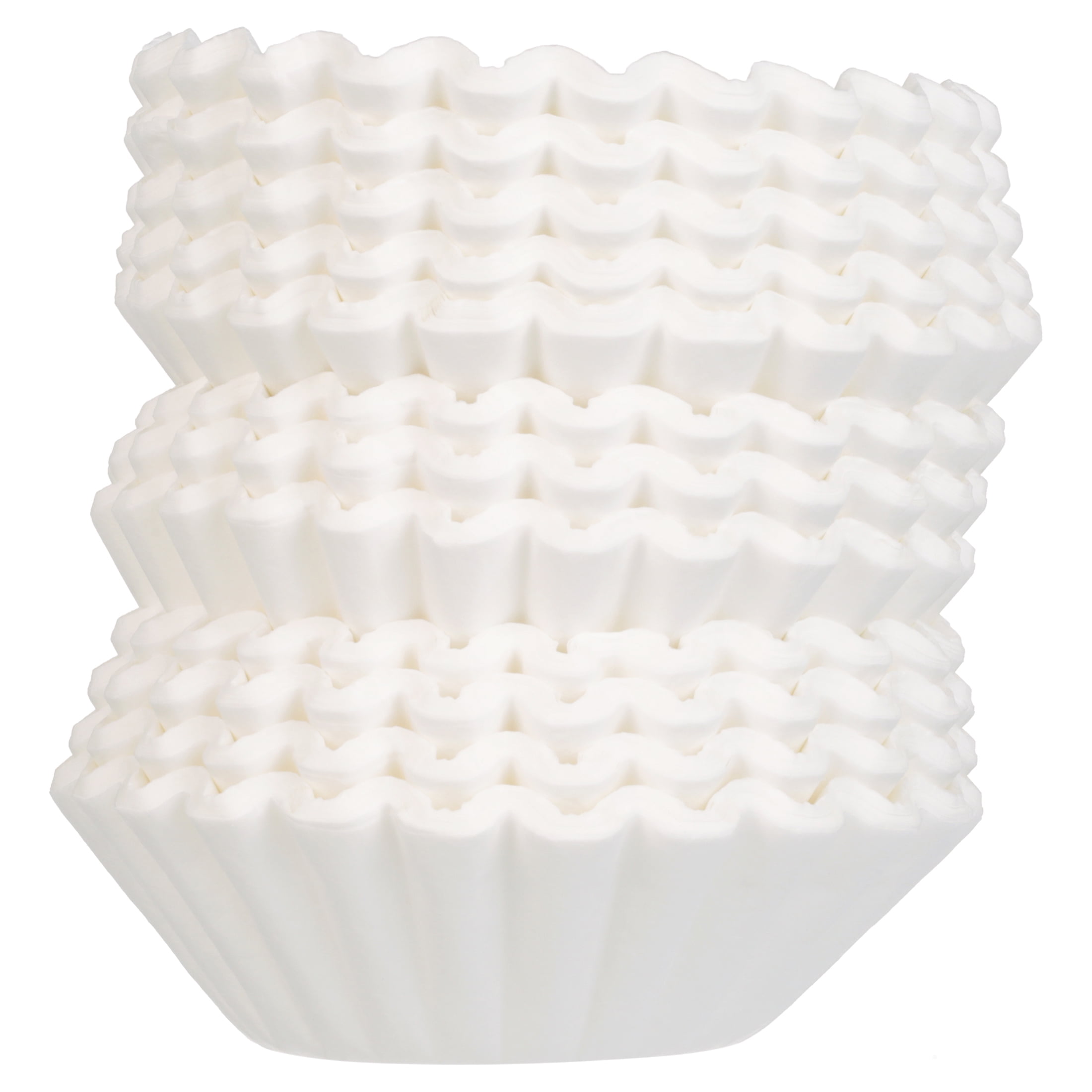 Tupkee Coffee Filters 8-12 Cups - 600 Count, Basket Style, Natural Bro