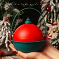 thumbnail image 5 of Christmas Gift Box, Christmas Fruit Gift Box, Plastic Christmas Apples Box for Candy Jewelry Small Gifts, Multicolor Thickened Large Capacity Storage Container 12x12x12cm, 5 of 7