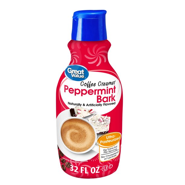 Download Great Value Peppermint Bark Coffee Creamer Walmart Com Walmart Com