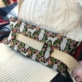 thumbnail image 3 of Dogs and Flowers Print Seatbelt Pillow - Post Surgery Mastectomy Cushion - Soft Chest Protector After Breast Surgery, 3 of 7