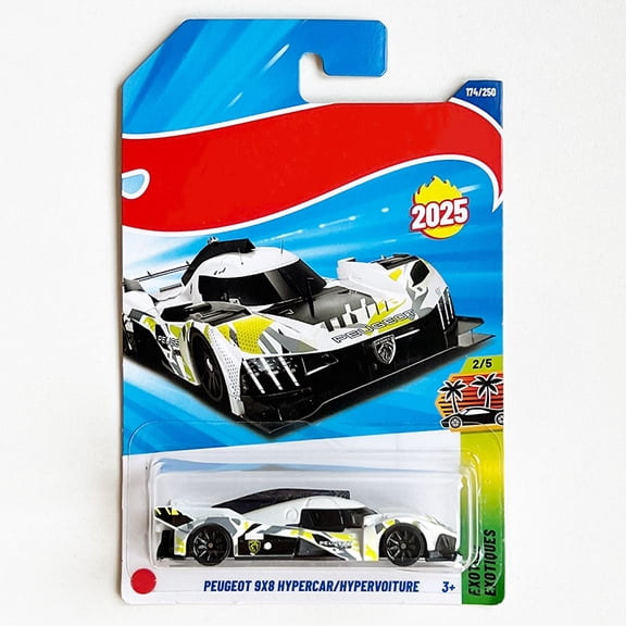 HW 2025 Peugot 9X8 Hypercar Hypervoiture Exotics Exotiques