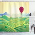 thumbnail image 1 of Ambesonne Landscape Shower Curtain, Peaceful Summer Field, 69"Wx75"L, Multicolor, 1 of 3