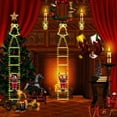 thumbnail image 4 of 10ft LED Christmas Lights Decorative Ladder Lights with Santa Claus, Christmas Decor Light with Santa Claus for Indoor Outdoor, Window, Garden, Home, Wall, Xmas Tree Decoration, 4 of 4