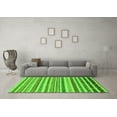 thumbnail image 3 of Ahgly Company Indoor Square Abstract Green Modern Area Rugs, 7' Square, 3 of 4