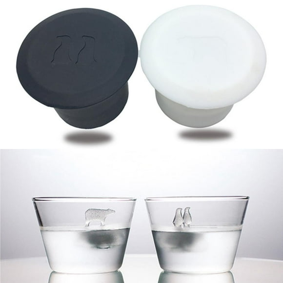 maskred DIY Polar Ice Cube Molds Polar Bears and Penguin Ice Molds Silicone Animals Novelty Ice Molds Ice Cube Trays