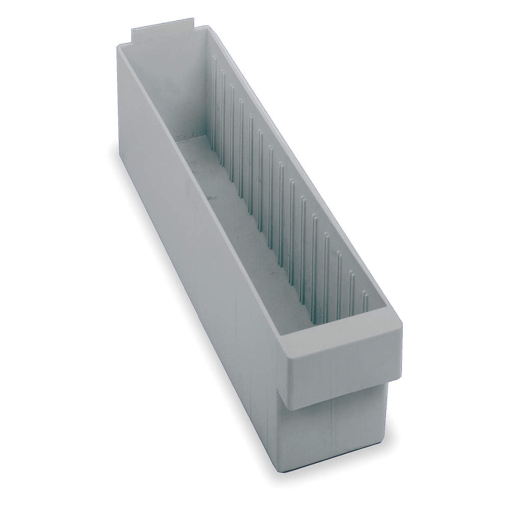 Gray Quantum Storage Systems QED604GY Super Tuff Euro Drawers Pack of 24 17-5//8 L x 3-3//4 W x 4-5//8 H