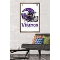 thumbnail image 2 of NFL Minnesota Vikings - Drip Helmet 20 Wall Poster, 22.375" x 34", Framed, 2 of 5