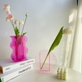 thumbnail image 6 of Acrylic Flower Vase Art Geometric Sunlight Sunrise Daybreak Vases Ornaments Yiluana Rainbow Colorful Desktop Decor, 6 of 12