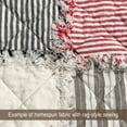 thumbnail image 4 of JCS Candy Red Stripe Homespun Cotton Fabric Sold by the Yard, 4 of 6