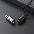 thumbnail image 5 of Cylinder Urn Necklace for Ashes Urn Cremation Jewelry for Ashes Cylinder Pendant Necklaces for Ashes, 5 of 6