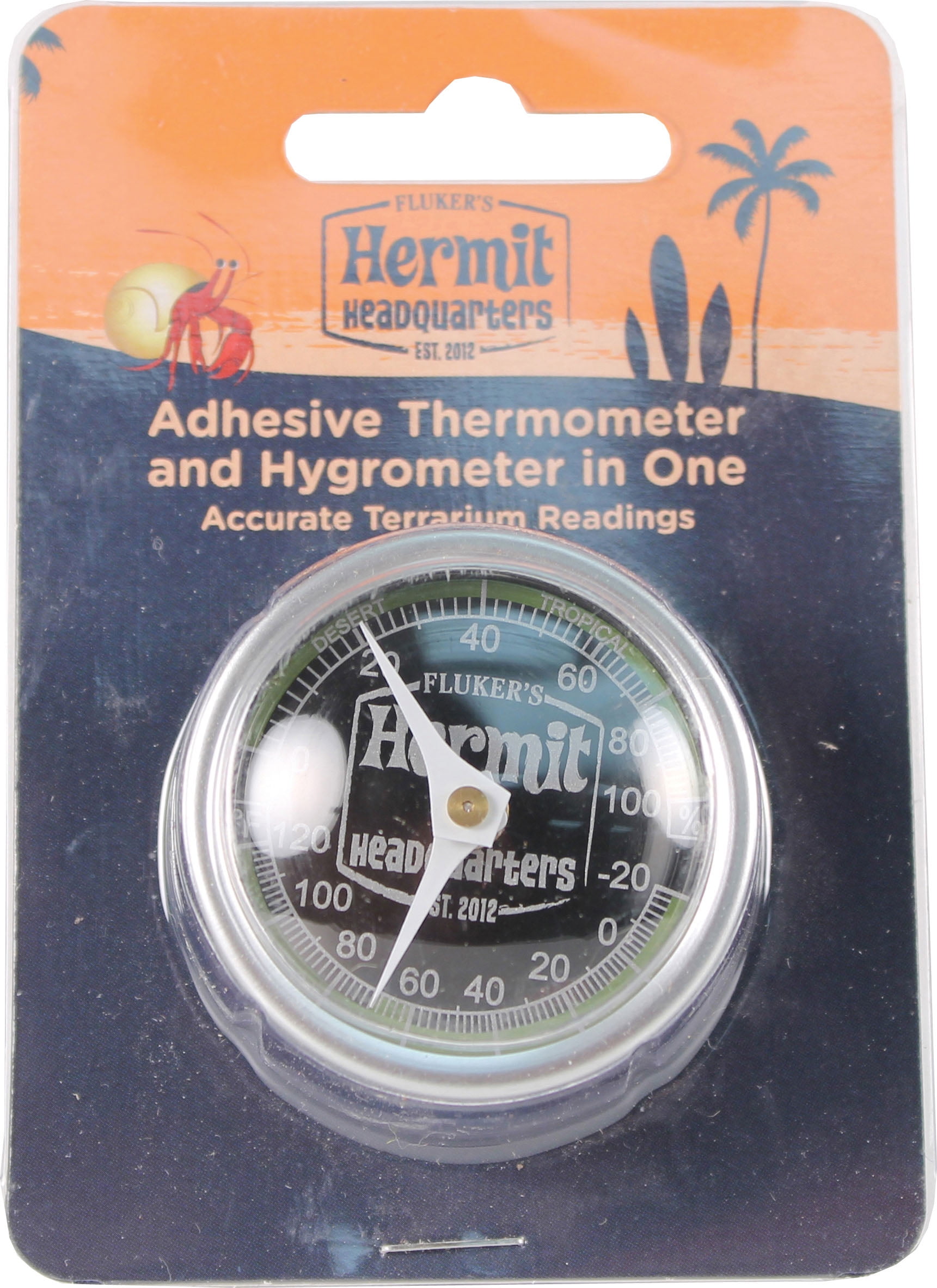 Fluker's Thermometer Hygrometer Combo for Hermit Crabs