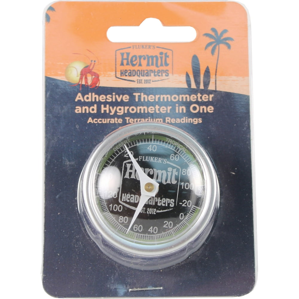 Fluker's Thermometer Hygrometer Combo for Hermit Crabs