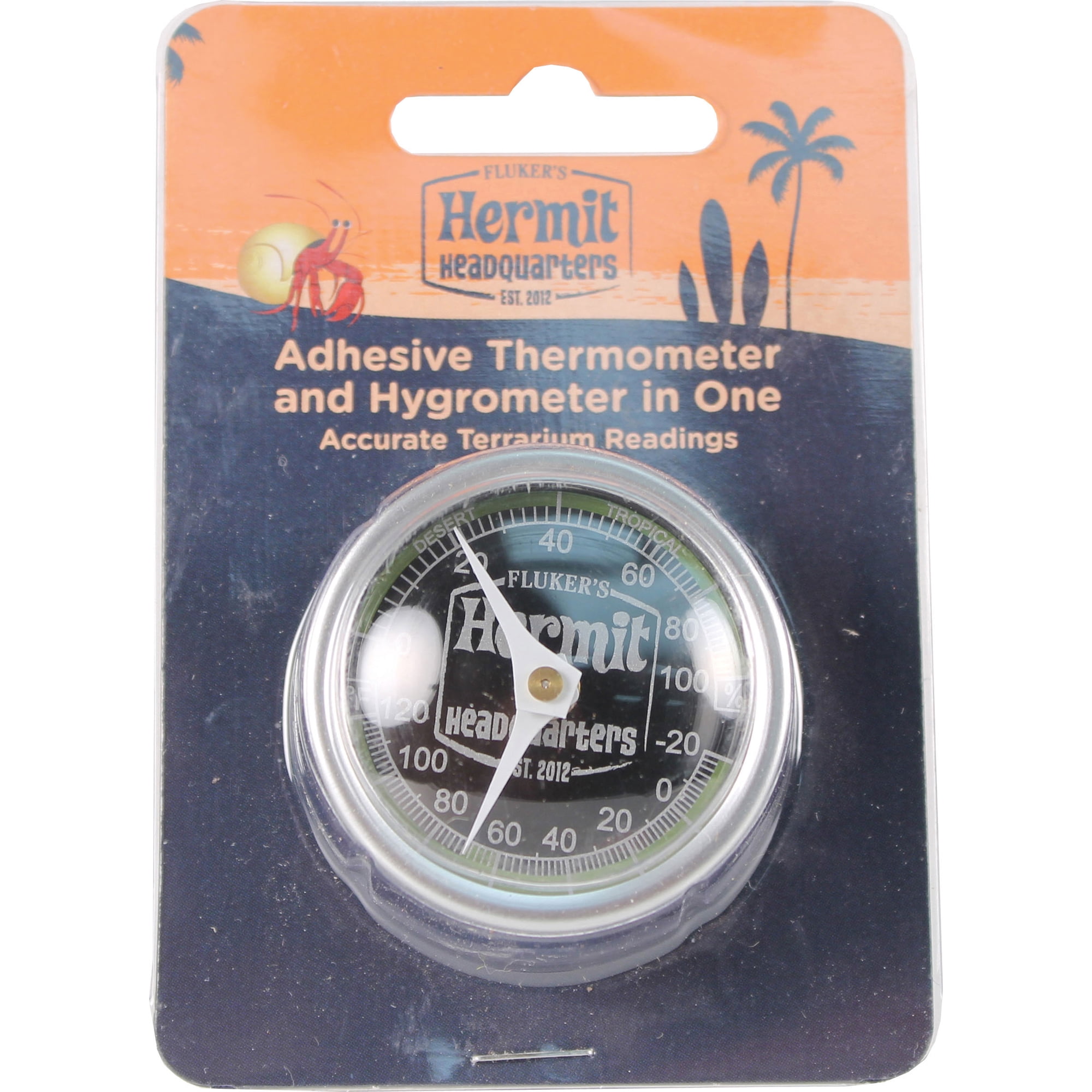 Fluker's Thermometer - Hygrometer Combo for Hermit Crabs