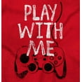 thumbnail image 2 of Play With Me Gamer Funny Nerdy Geeky Hoodie Hooded Sweatshirt Men Brisco Brands S, 2 of 6