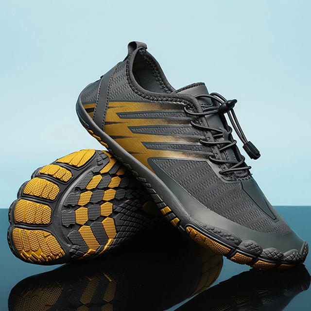 Zapatos De Vadeo Zapatillas de vadeo unisex de goma suave para vadear en la playa (44 gris dorado) Ehuebsd Tenis De Mujer Tenis De Hombre