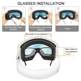 thumbnail image 4 of Findway Ski Goggles, Snowboard Goggles for Men Women, 100% UV Protection OTG Anti-Fog Wind Resistance Snow Goggles for Glasses Wearers, Adult Ski Goggles for Skiing/Skating/Snowmobile, 4 of 6
